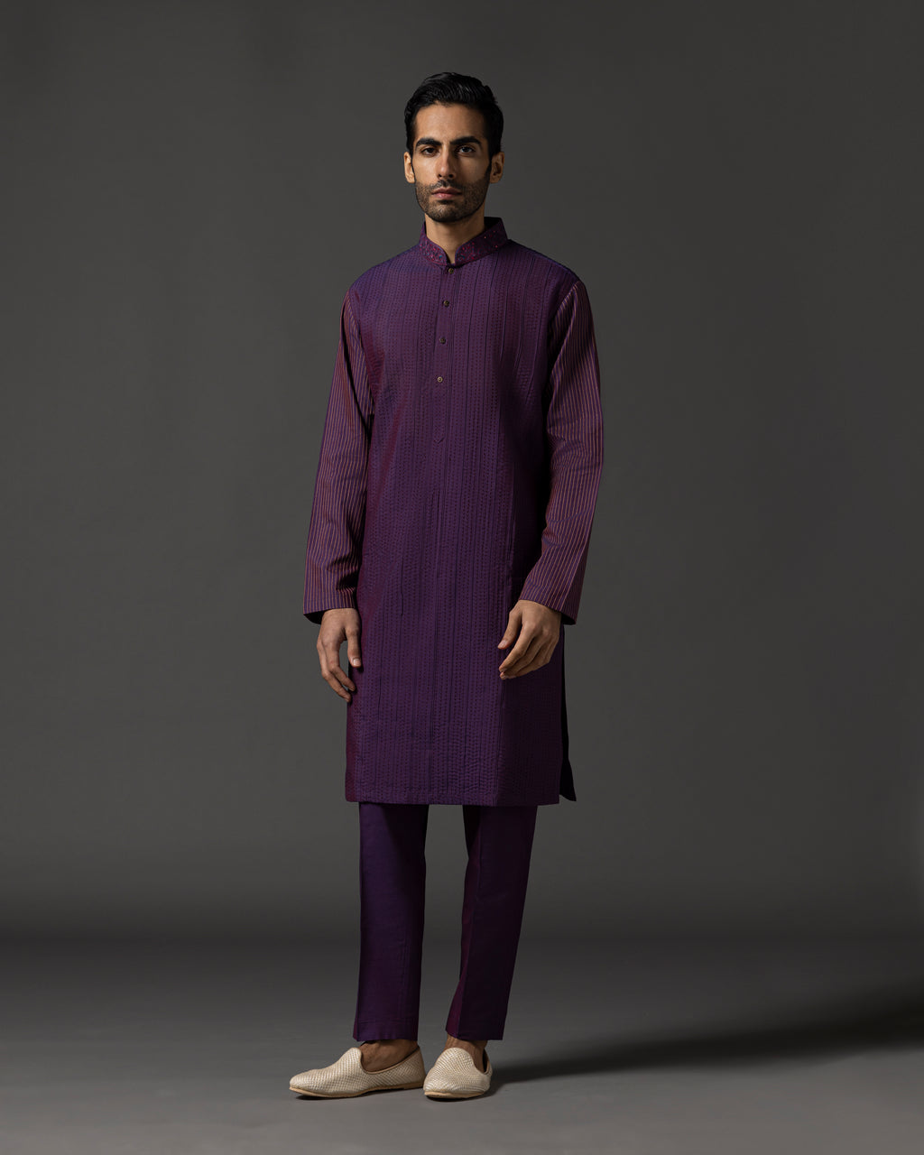The Textured Kurta set