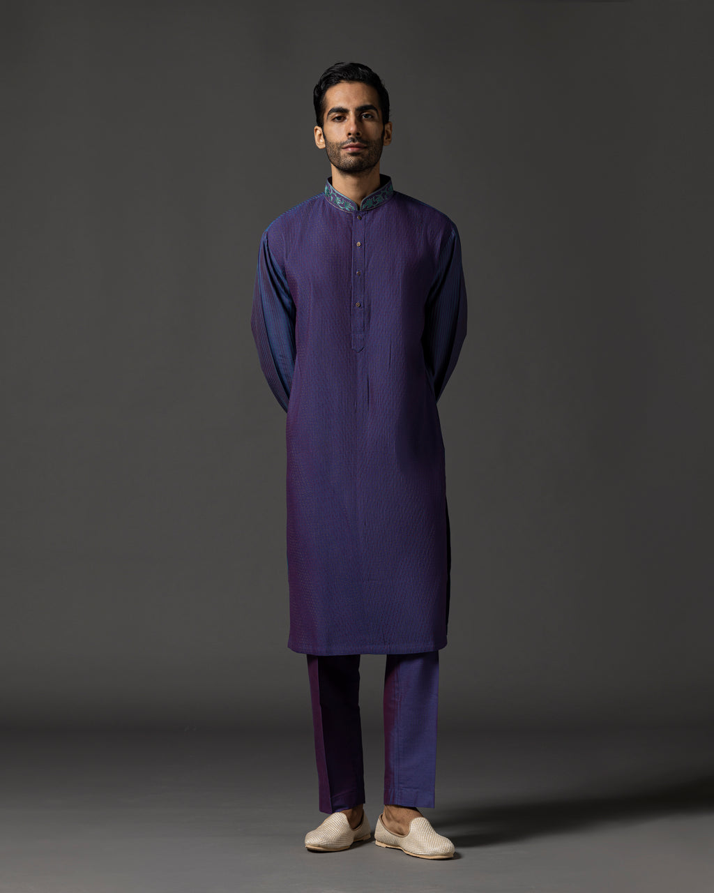 The Textured Kurta set