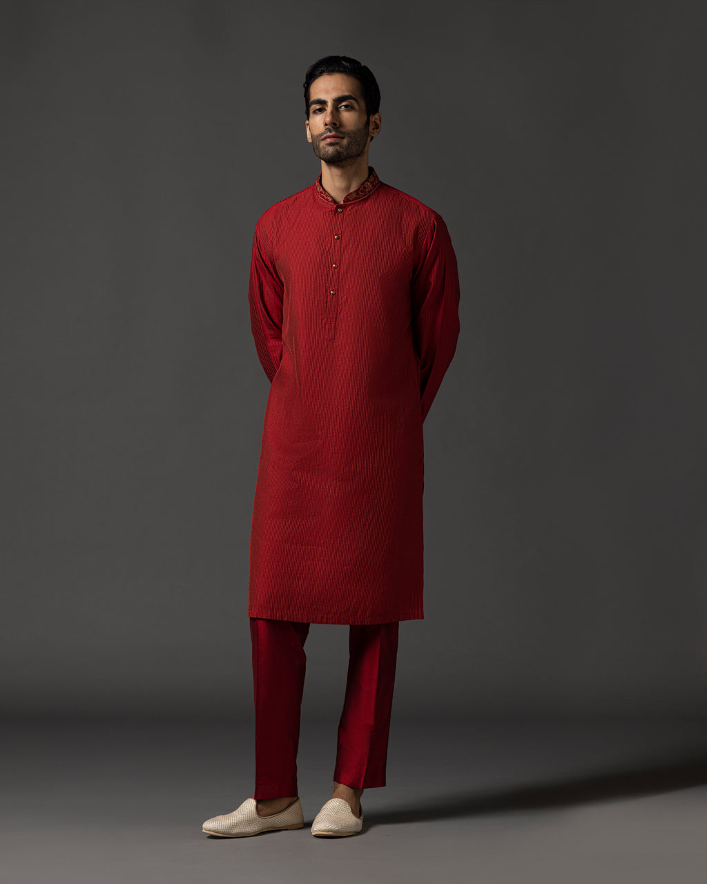 The Textured Kurta set