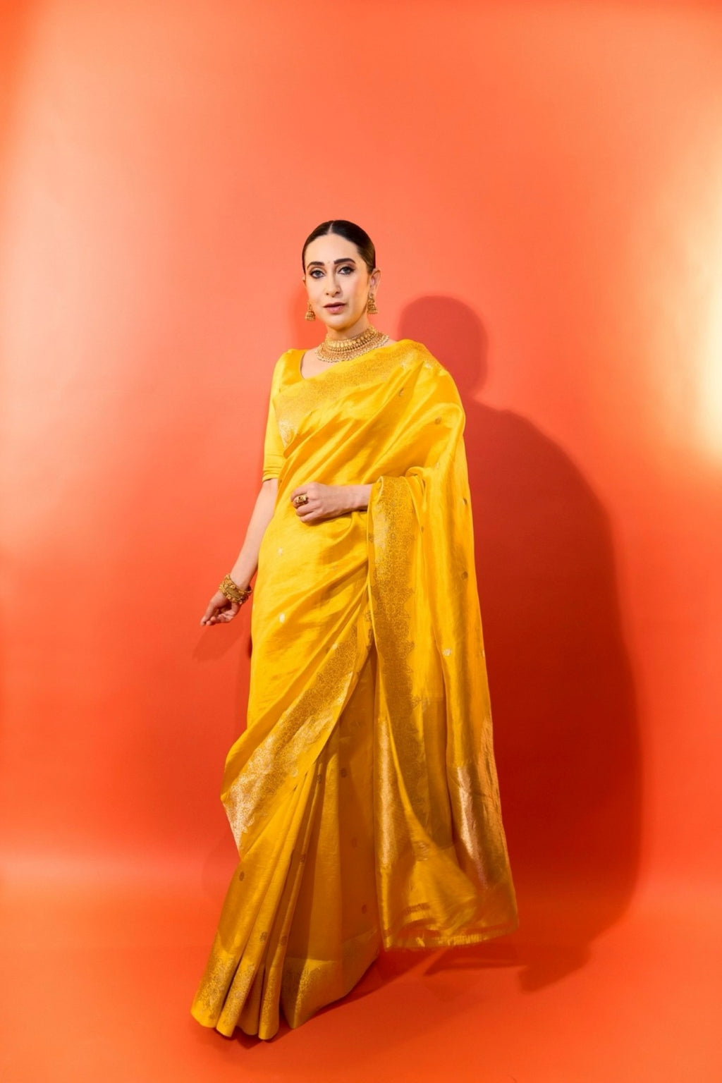 Amber Saffron Silk