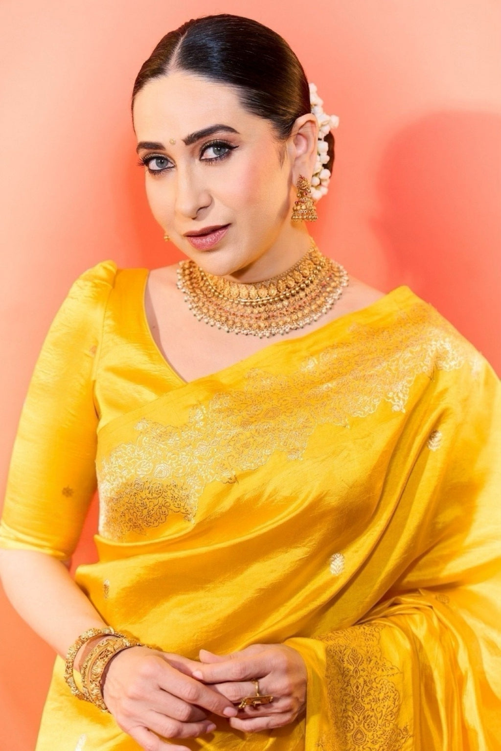 Amber Saffron Silk