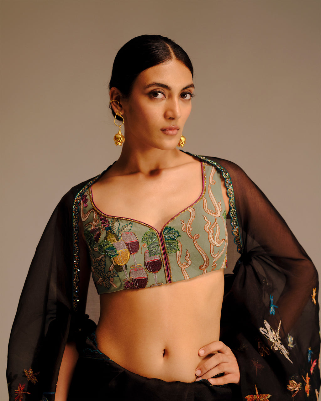 The Dragonfly Saree