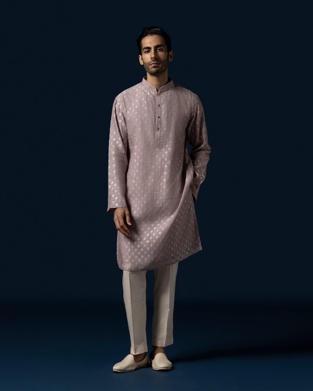 The Woven Kurta Set