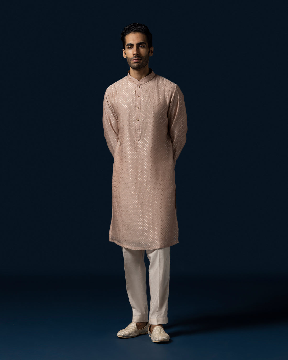 The Woven Kurta Set