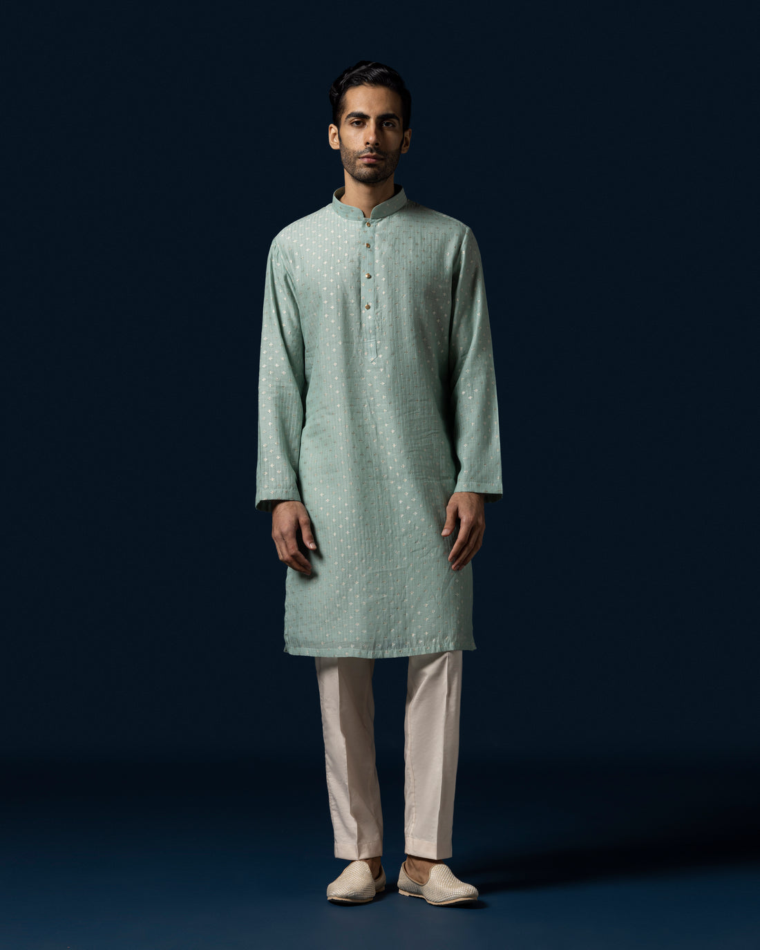 The Woven Kurta Set