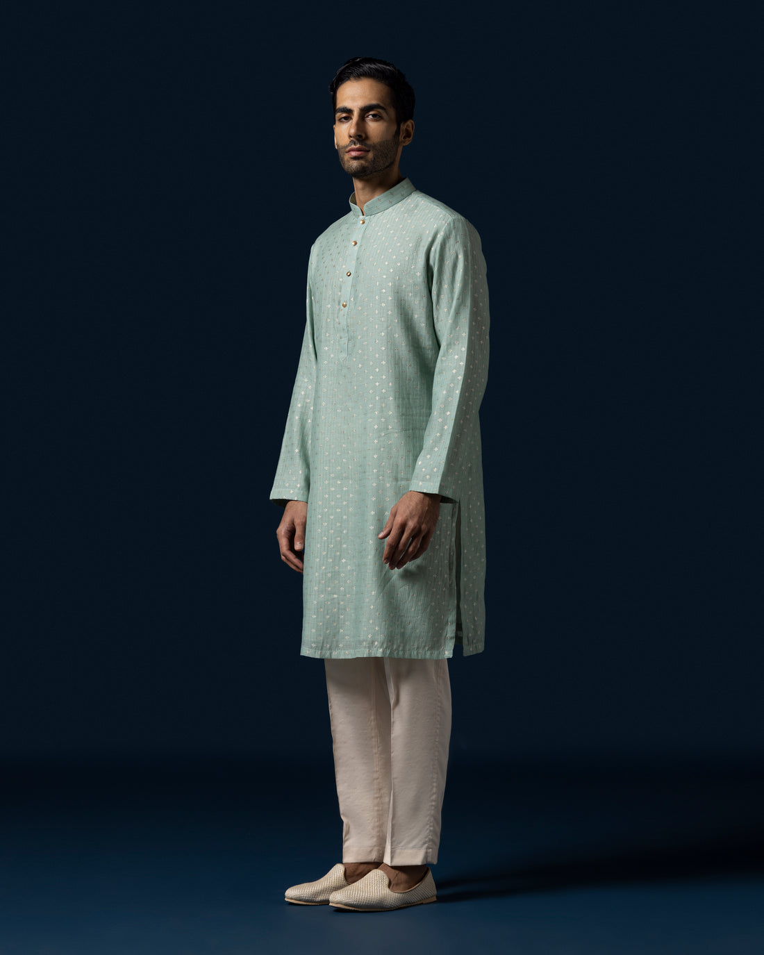The Woven Kurta Set