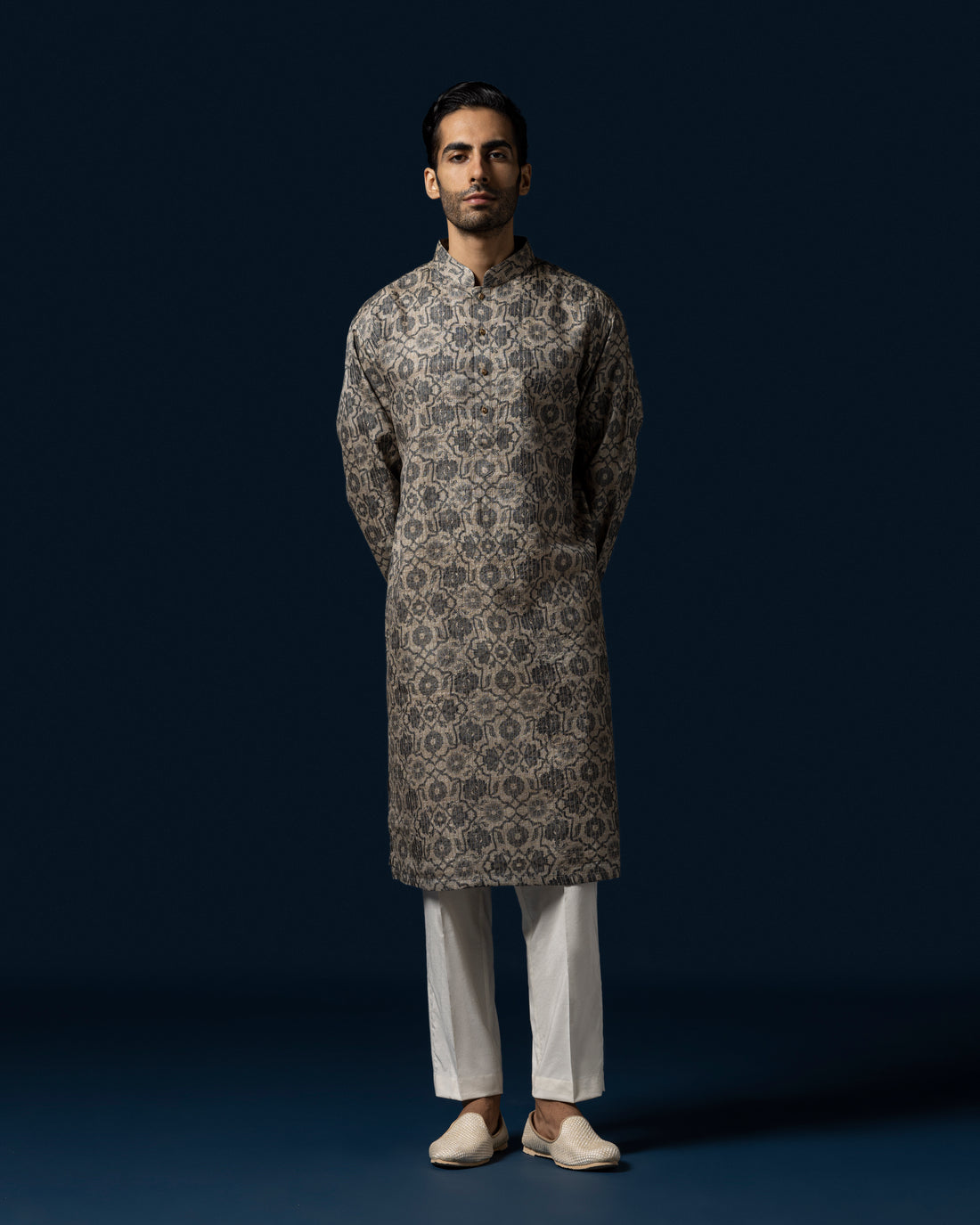 The Patterned Kurta set