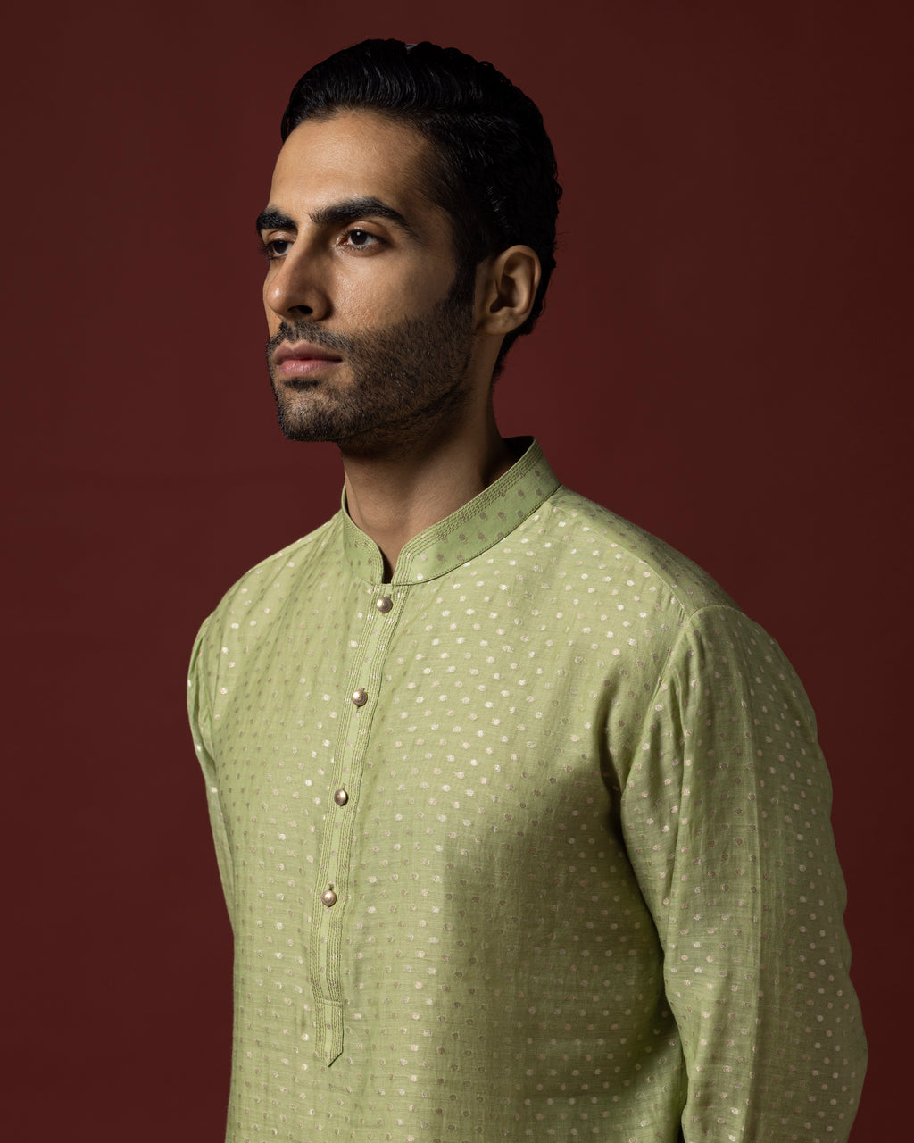 The Woven Kurta Set