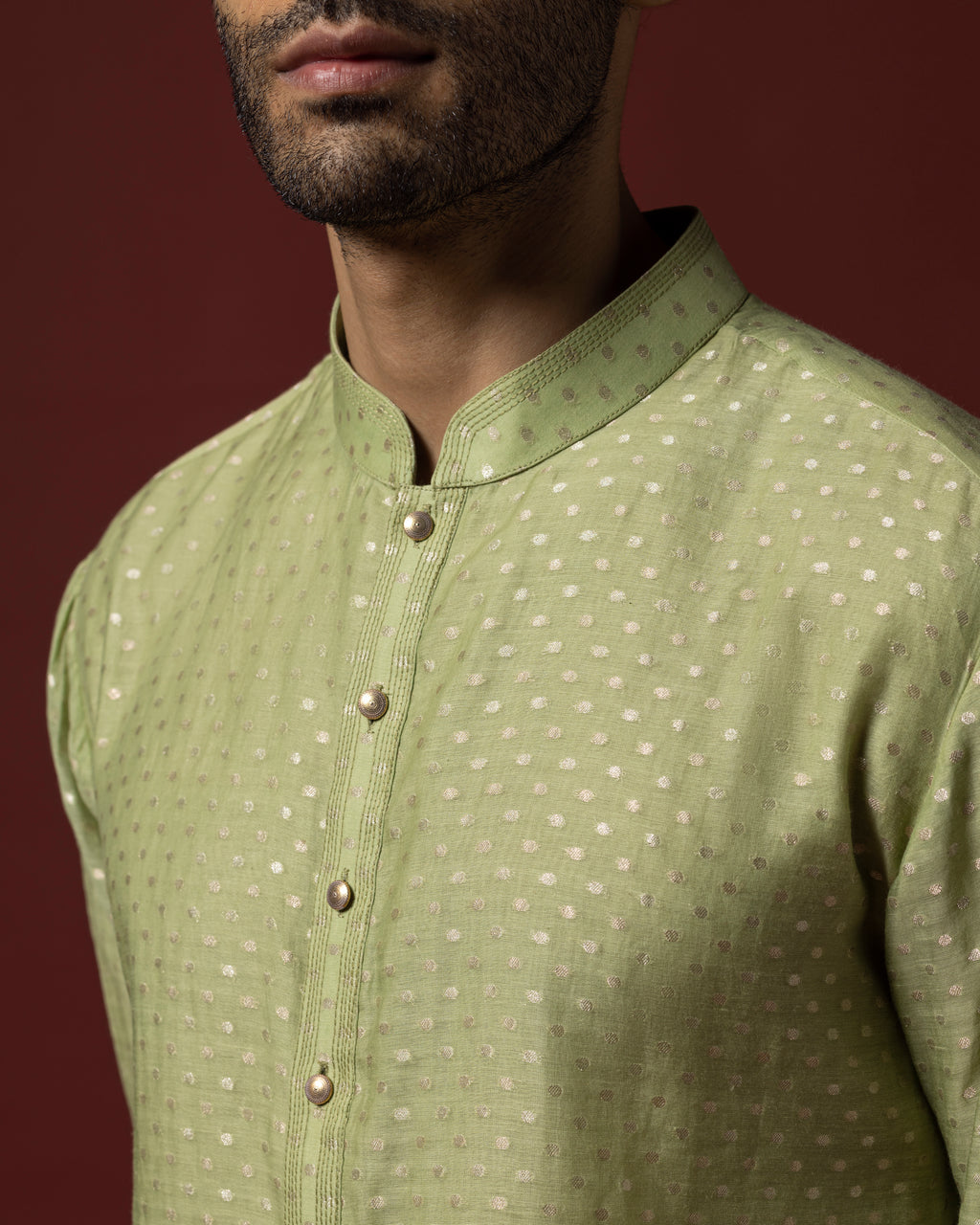 The Woven Kurta Set