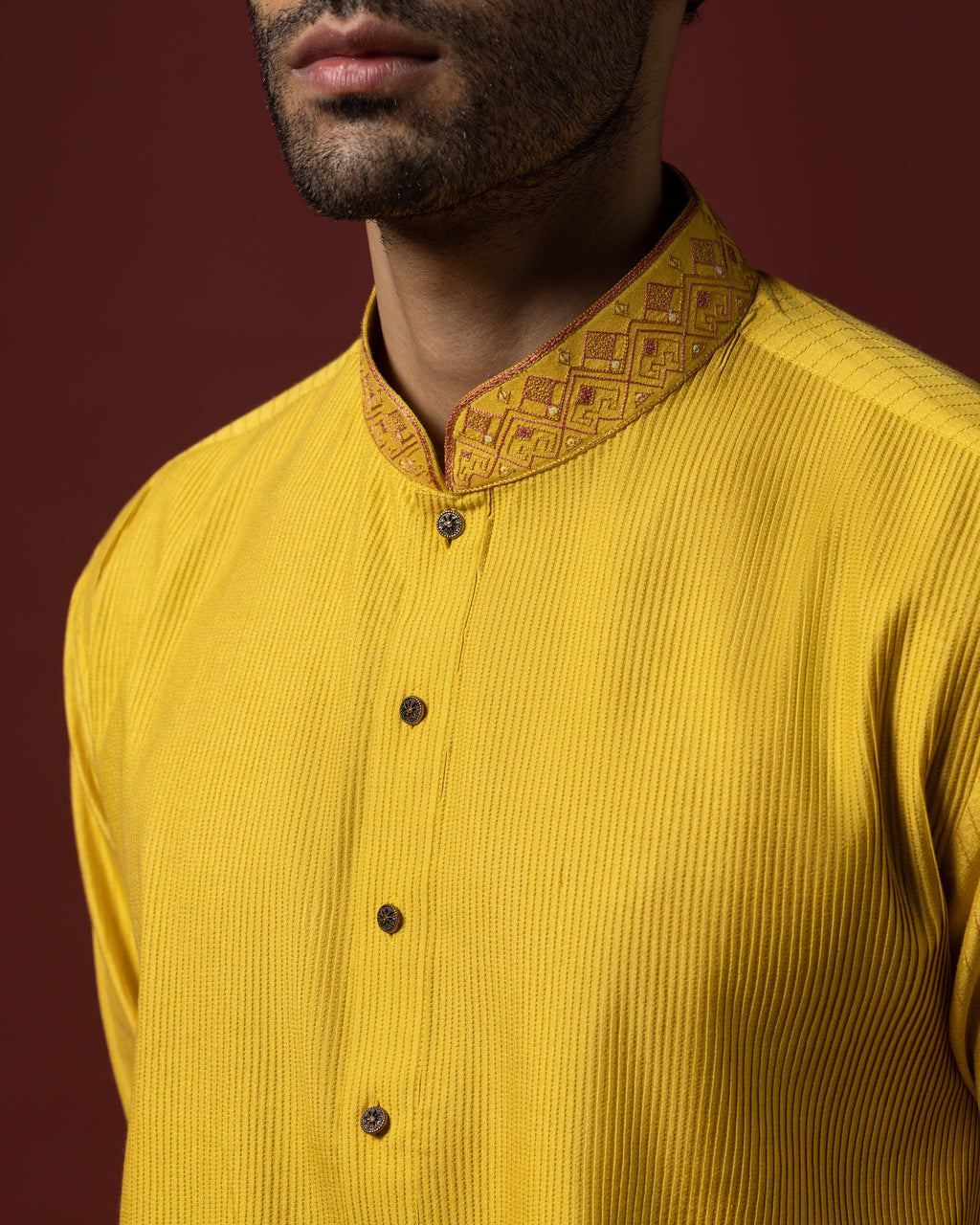 The Textured Kurta set