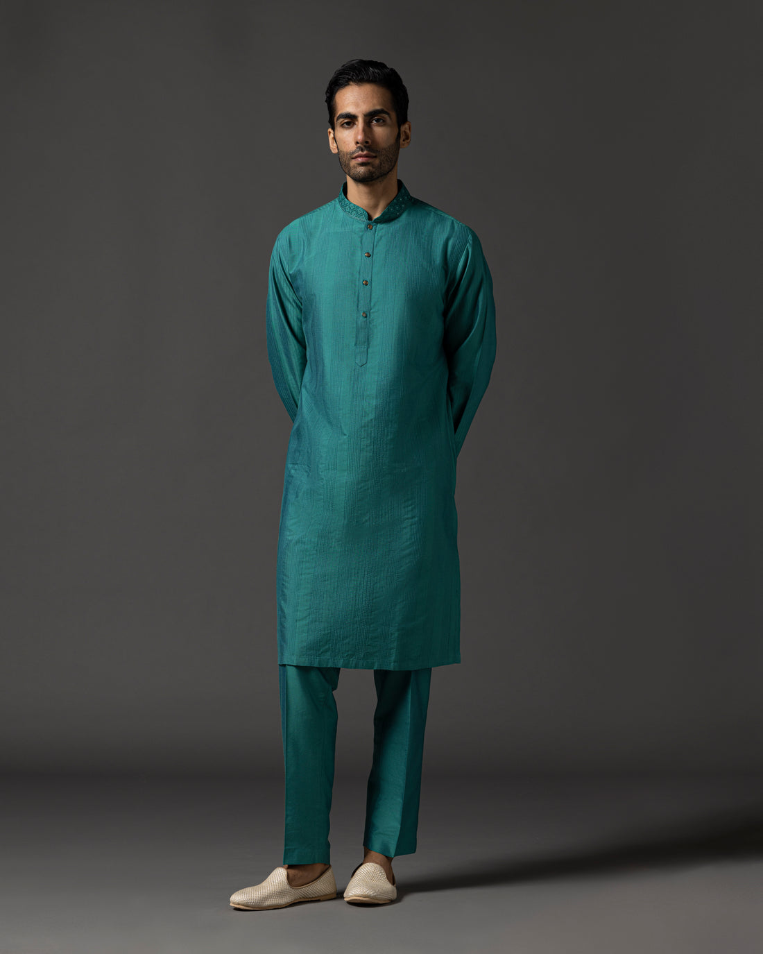 The Textured Kurta set