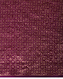 Plum Silk Saree With Stiped Weave