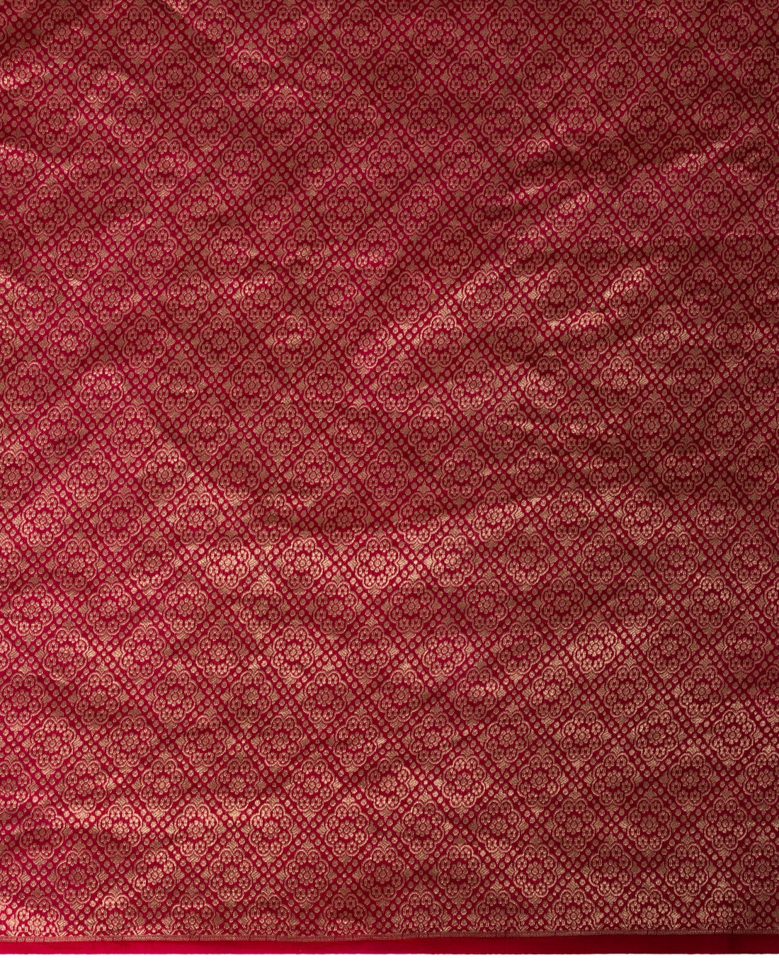 Banarasi Katan Silk Saree In Fuchsia Pink
