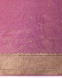 Lavender Silk Tissue Saree