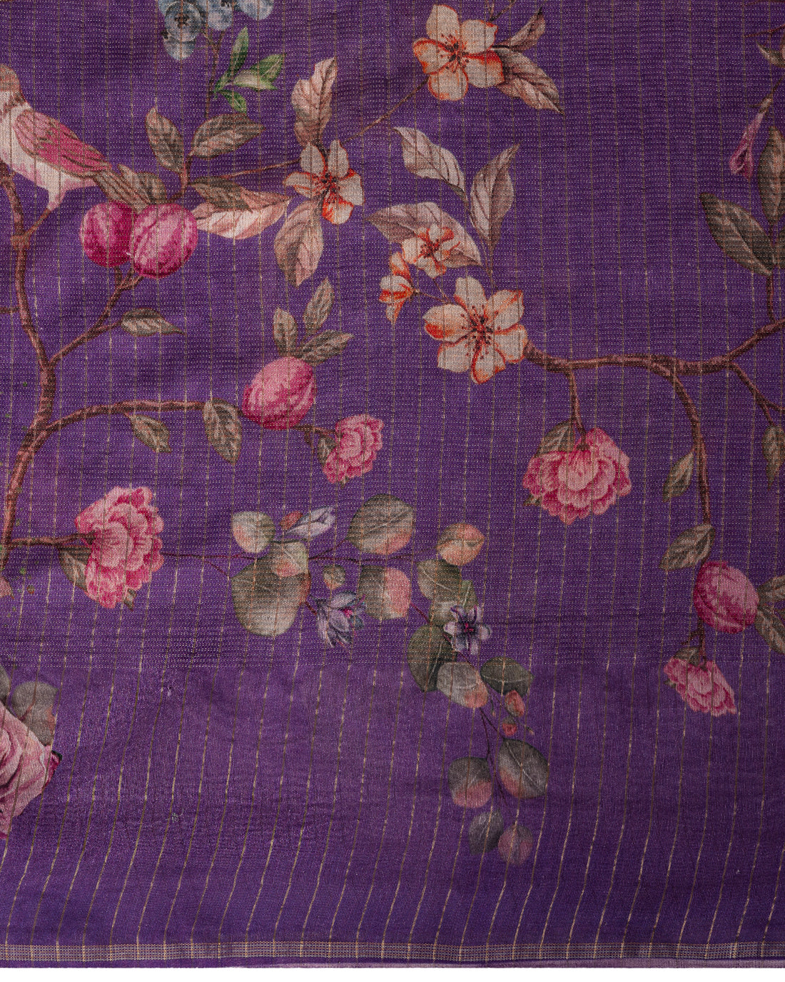 Banarasi Organza Saree In Multi-Ombre