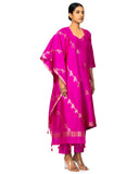 Rani Rose Handloom Suit Set