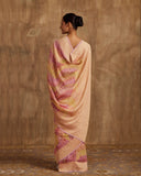 Nitya Stripe  Weave Saree Khaddi Georgette