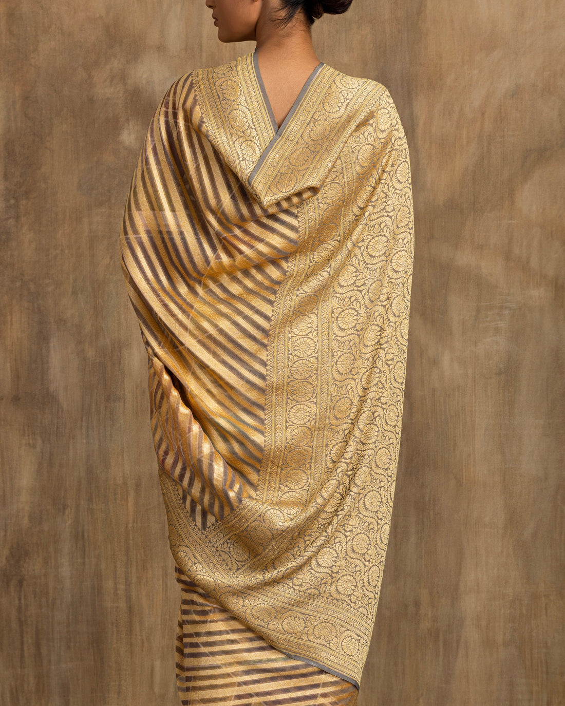 Tatvika Geometrical Weave Saree Georgette