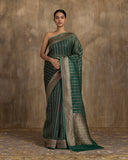 Nitya vertical Stripe saree Kora