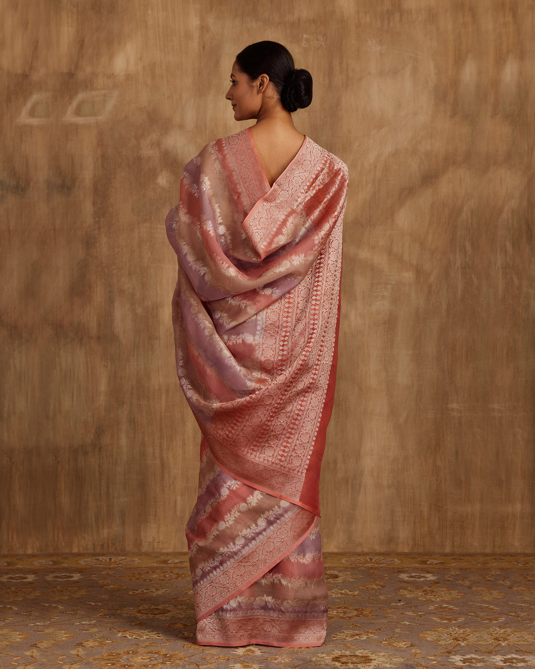 Mananya Rangkat Dye Saree  Kora