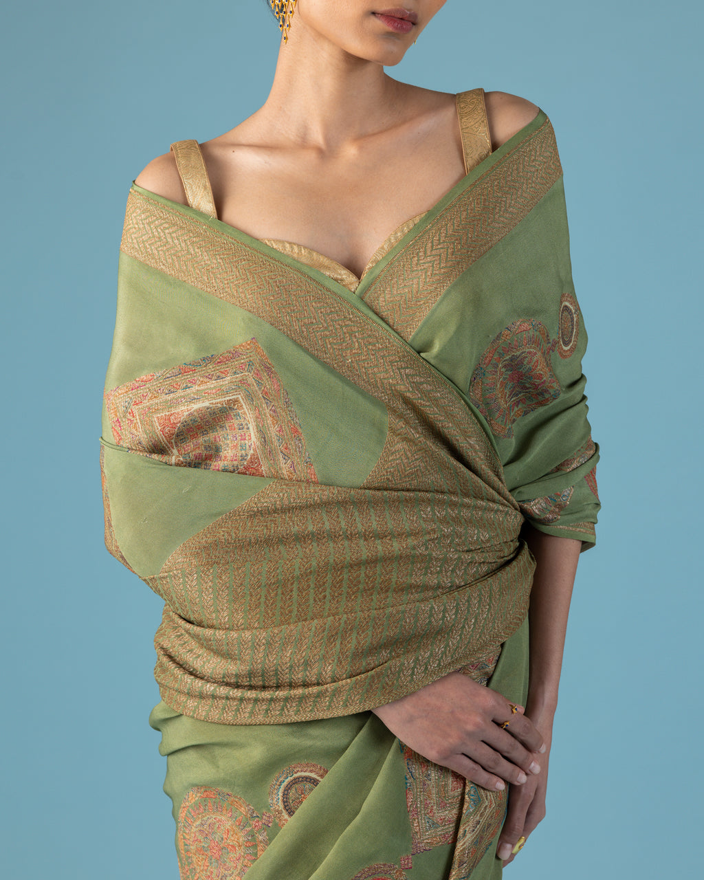 Olive Moss Crepe