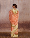 Lavani Gold Zari Buti Saree Kora