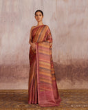 Digital Printed Saree Desi  Tusser