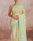 Upala Digital Printed Saree  Linen