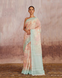 Upala Digital Printed saree  Linen