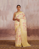 Upala Digital Printed Saree Linen