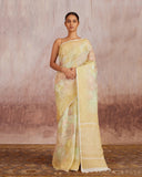 Upala Digital Printed saree  Linen