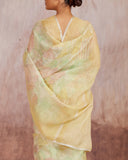 Upala Digital Printed saree  Linen