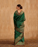 Nitya Stripe Weave Saree Pure Raw Silk