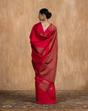 Tatvika Geometrical Handwoven Saree Raw Silk