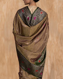 Lavani Buti Handwoven Saree Raw Silk