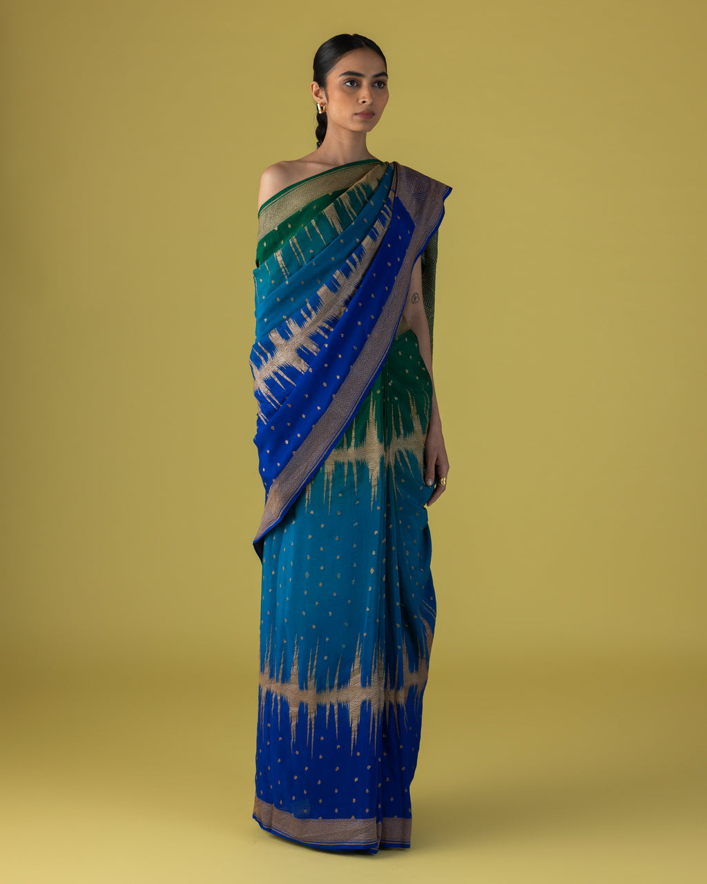 Cobalt Fluid Crepe