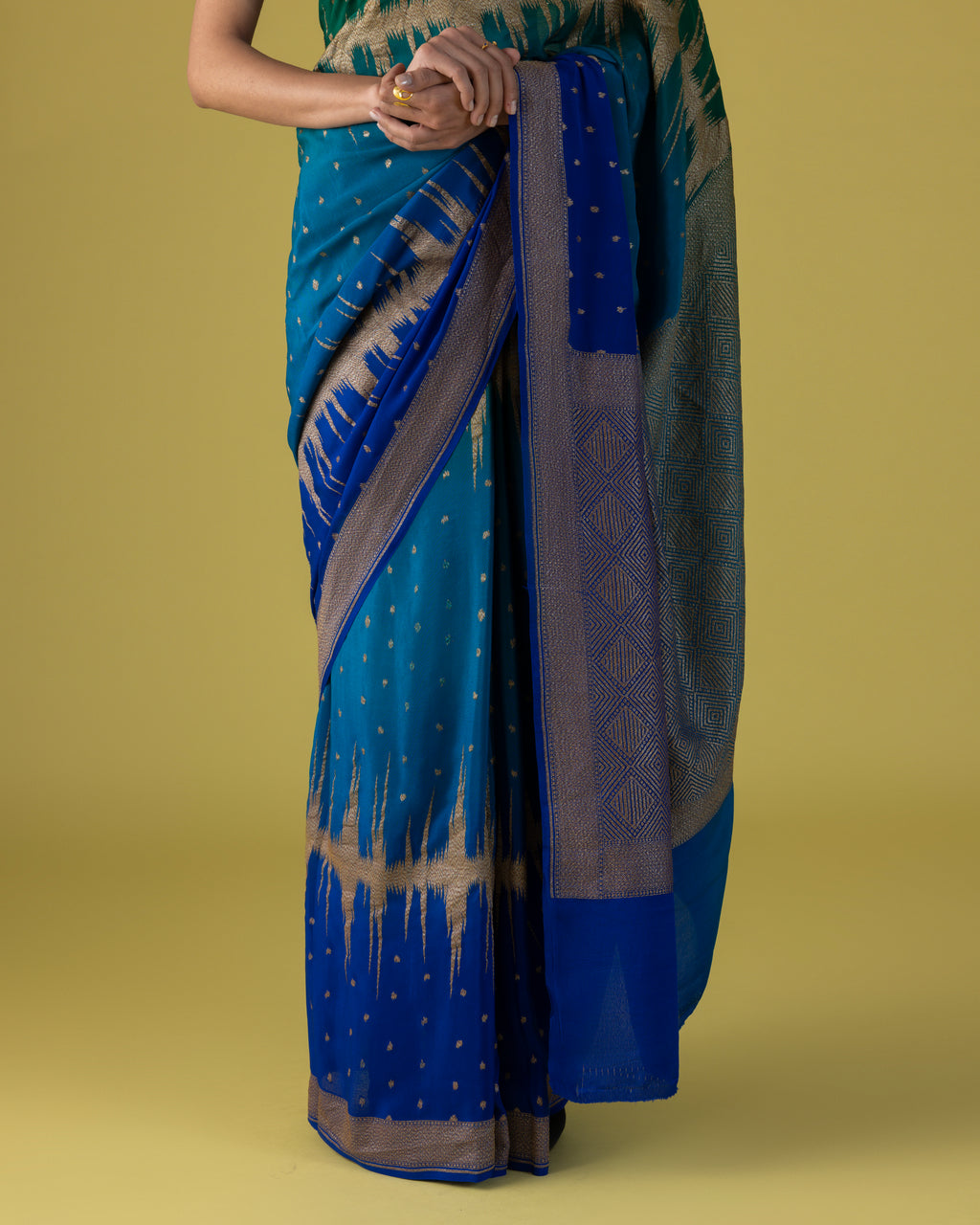 Cobalt Fluid Crepe