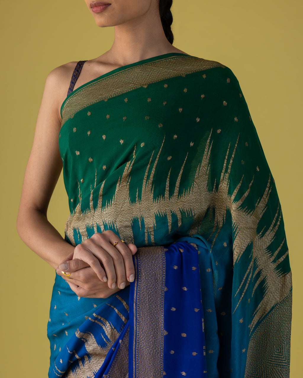 Cobalt Fluid Crepe