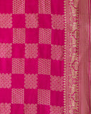 Rani Pink Figurine Saree