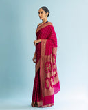 Rani Pink Figurine Saree