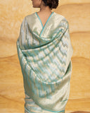 Tatvika Geometrical Handwoven Saree Tissue