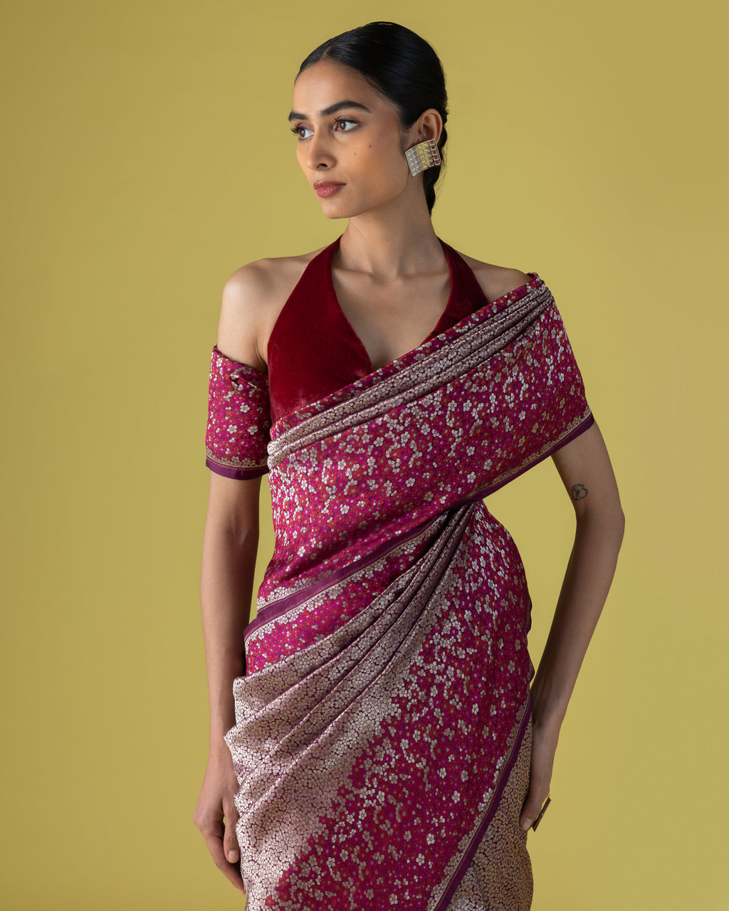 Diagonal Matrix Zari Brocade