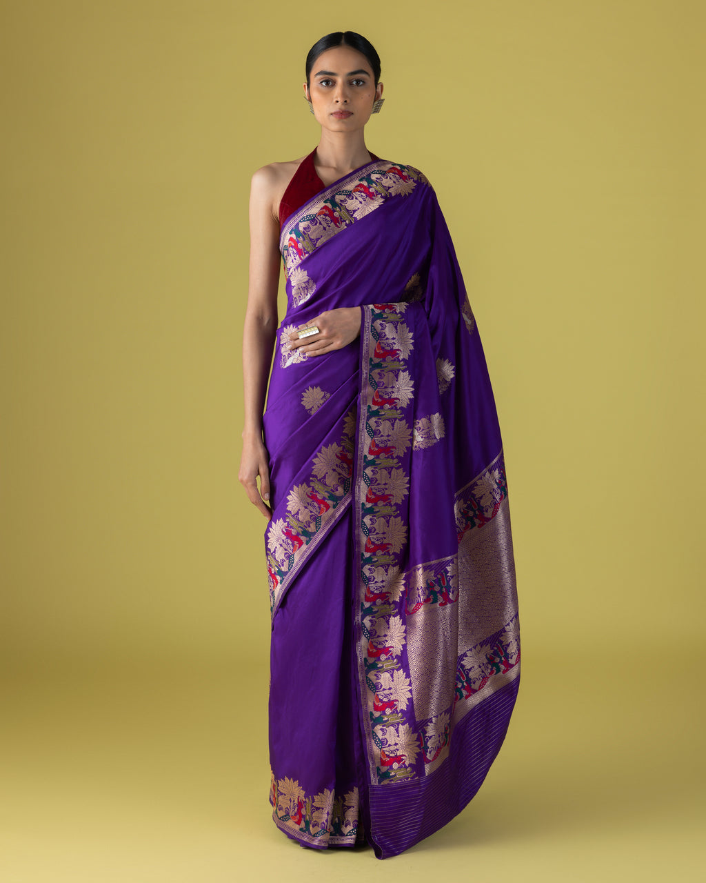 Banarasi Violet Noir