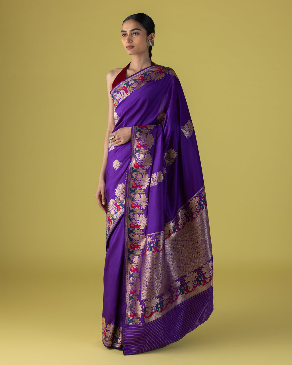 Banarasi Violet Noir