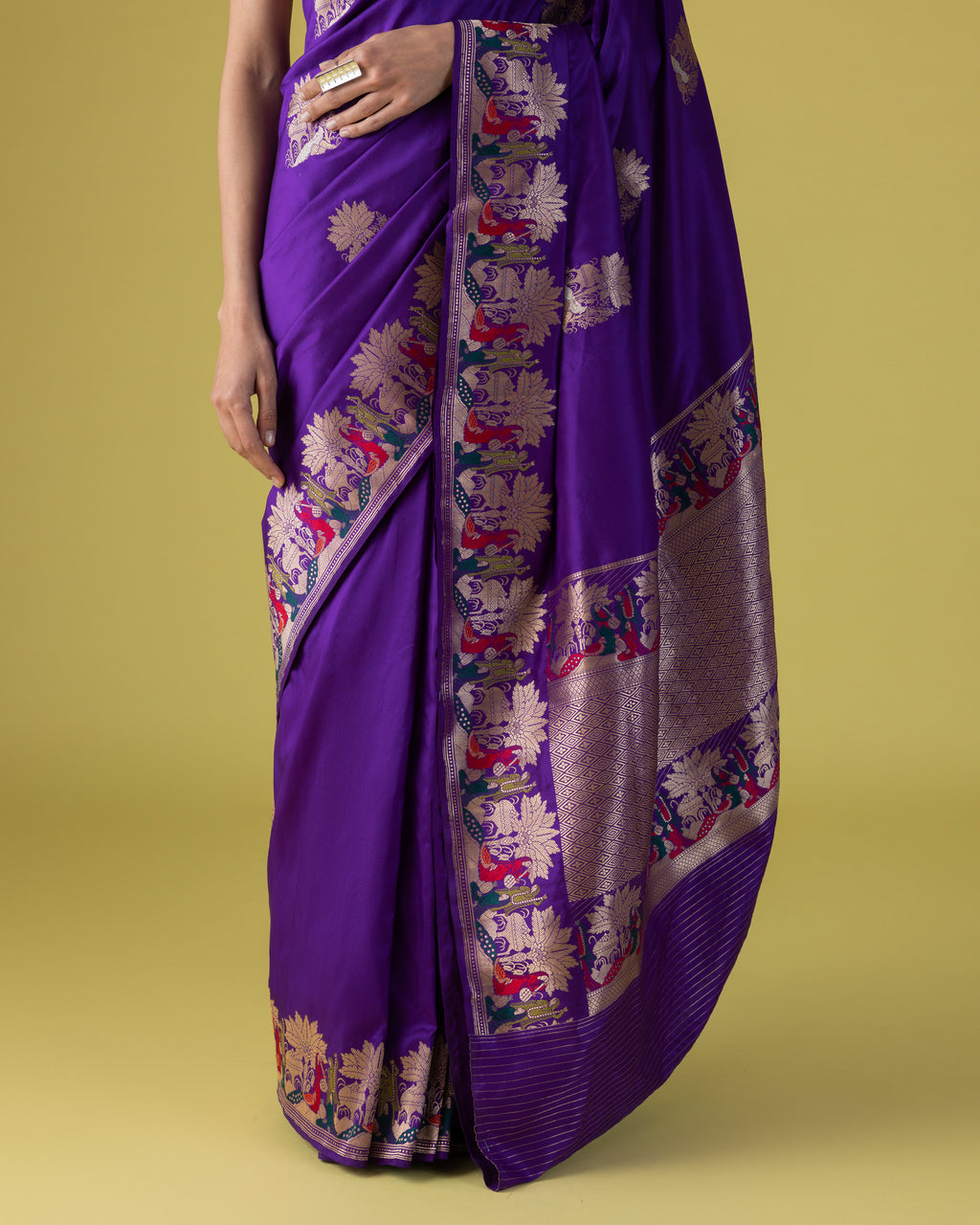 Banarasi Violet Noir