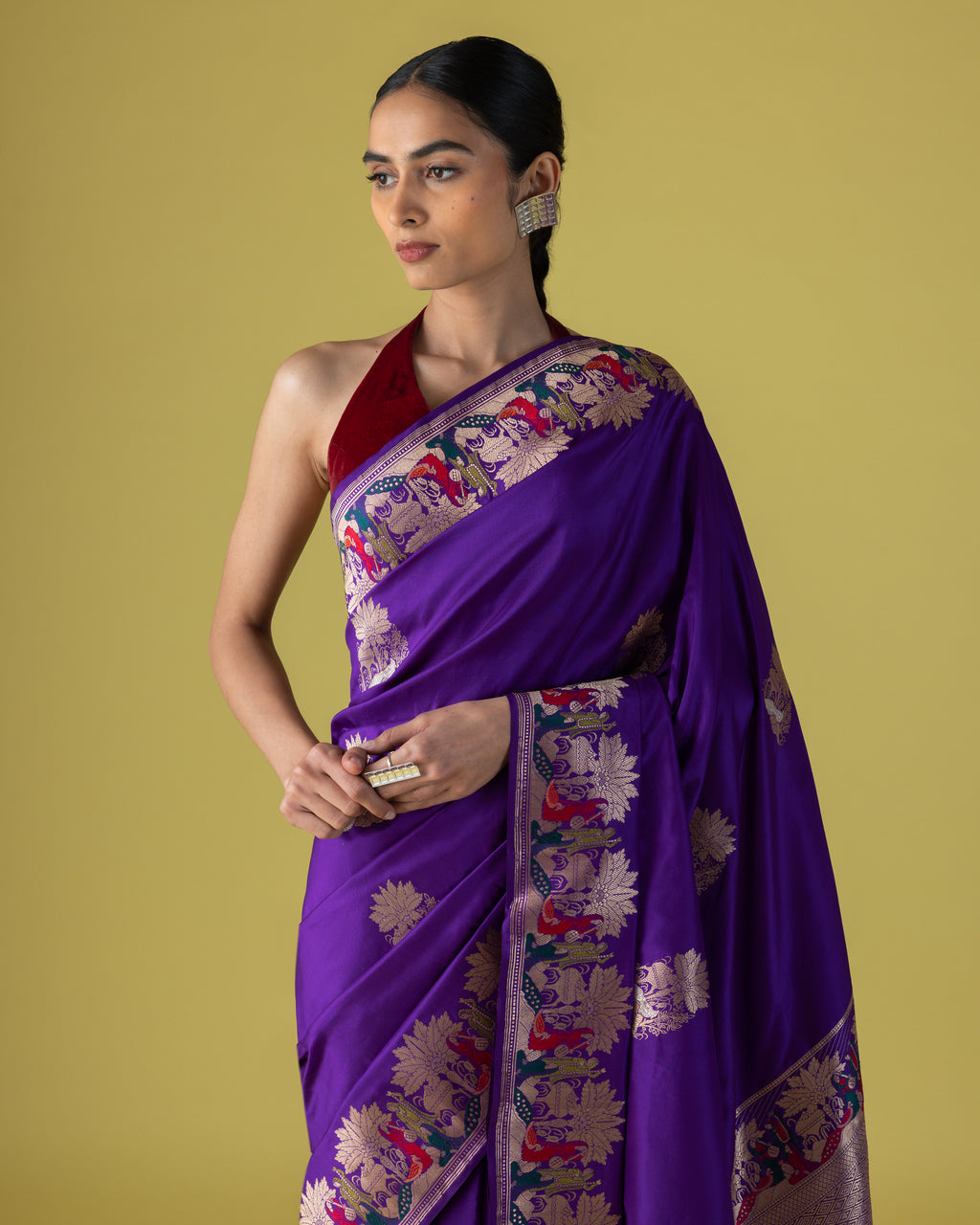 Banarasi Violet Noir