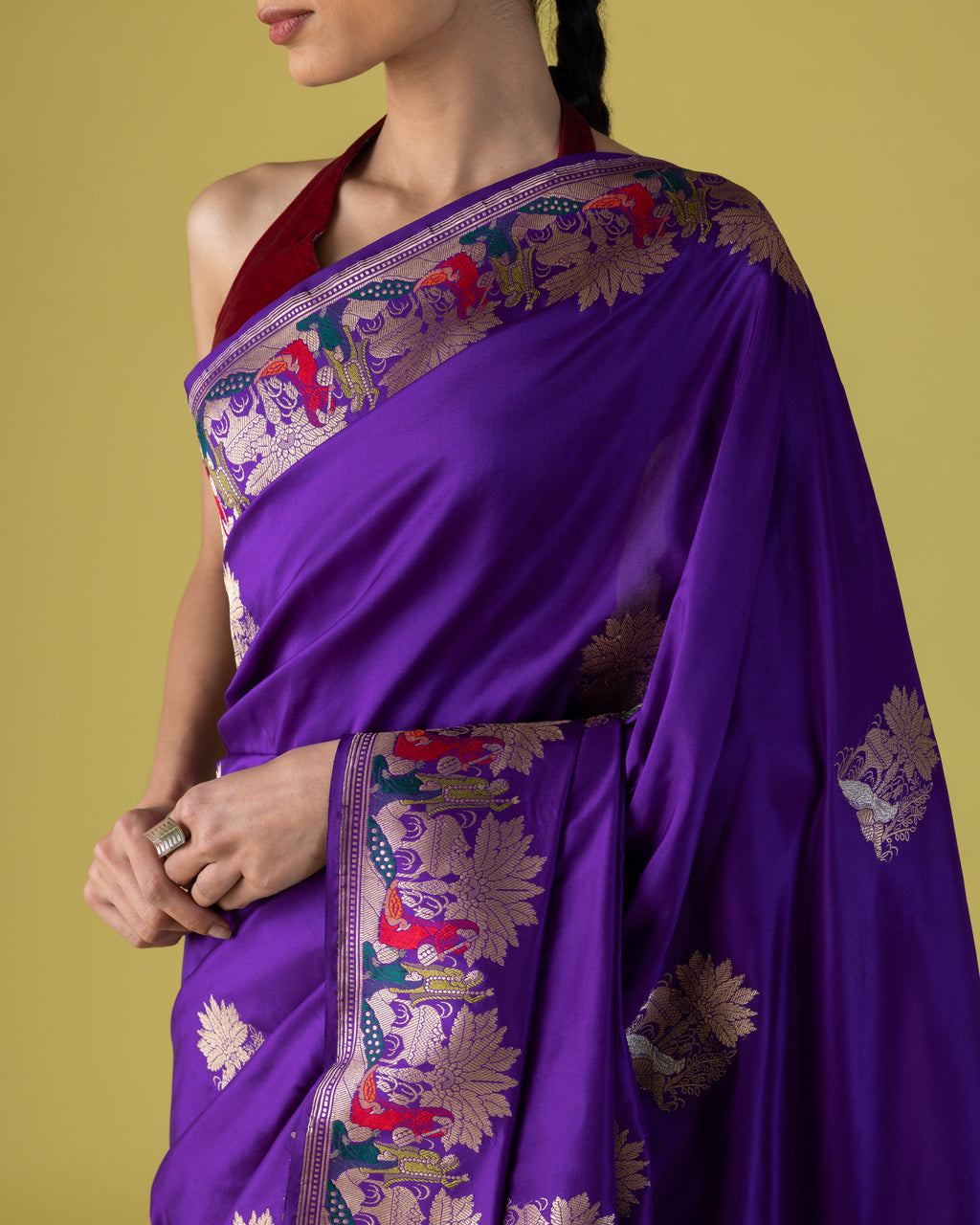 Banarasi Violet Noir