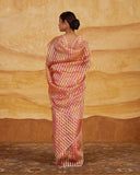 Nitya Stripe Weave Hand Dyed Saree Tissue