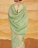 Stripe Weave Saree  Chanderi