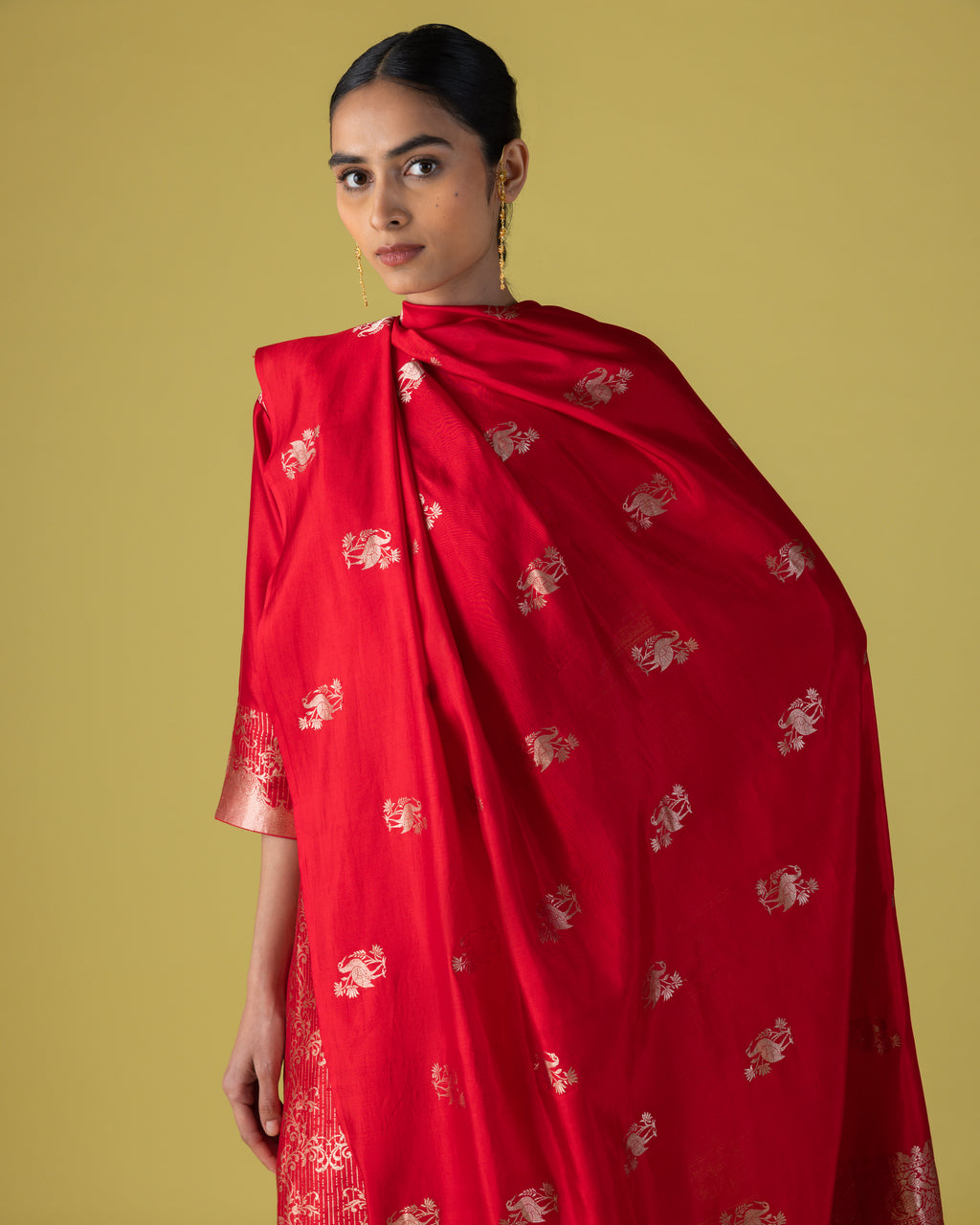 Red Silk Set